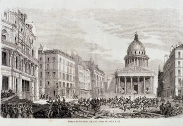 Revolutionen 1848: Pantheonangrepp den 24 juni 1848 - i "" Samtida populärhistoria""