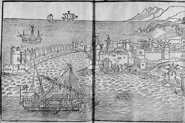 Rhodos - i "De heliga pilgrimsfärderna" av Bernhard von Breidenbach