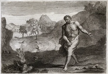 Royaumont Bibeln, Nya testamentet: Liknelsen om avloppet.