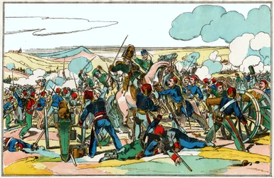 Ryska turkiska kriget. (Illustration, ca 1880)