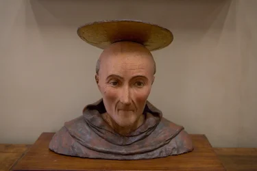 Sankt Bernardino av Siena (terrakotta)