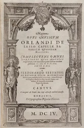 Noter på Rockers av Roland de Lassus (1604)