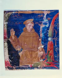 Enstaka illustration från en förlorad codex av andra halvan (pergament)