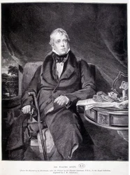 Sir John Walter Scott 1771/1832, engelsk författare och poet.