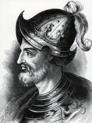 Stefan av Blois (Stefan av England, ca 1097-1154), ca 1900 (gravyr)