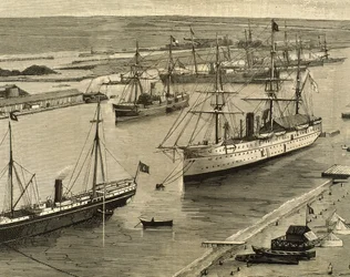 Suezkanalen, Port-Said, Egypten
