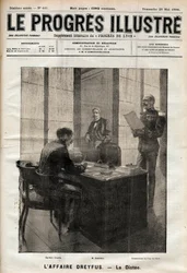 DREYFUS-FALLET - Brevet som dikterades till Alfred Dreyfus den 15 oktober