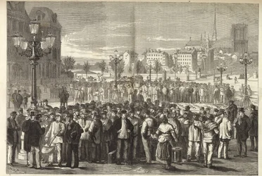 Mâconmarknaden på Place de l