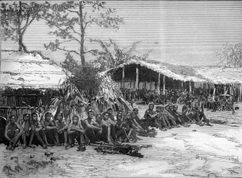 Brazzamissionen i Västafrika (Pietro Paolo Savorgnan di Brazza eller Pierre Paul Francois Camille Savorgnan de Brazza
