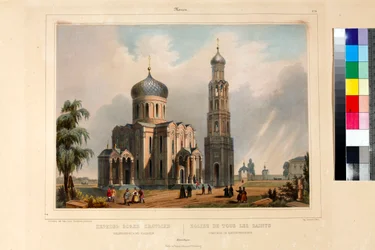 Alla helgons kyrka (eglise de tous les saints) i Moskva par Anonymous