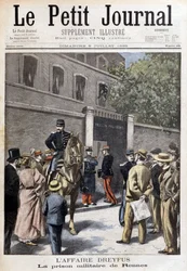 Dreyfus-fallet: militärfängelset i Rennes - i "" Le Petite Journal"" av 1899-07-09