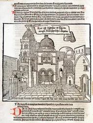 Den heliga graven - i "The Holy Peregrinations" av Bernard av Breydenbach