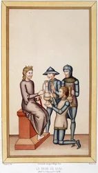 Drottningen av Saba - i "" Sumptuary Arts, History of Costume and Furniture""