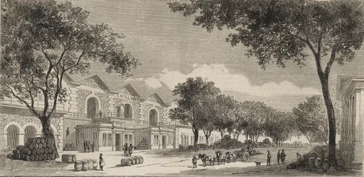 The Wines Warehouse i Paris 1861 - Eaux de vie-distriktet