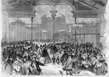 Bryggerierna i Berlin: bryggeriet i Tivoli - Gravering i "" Le Journal Illustrie""