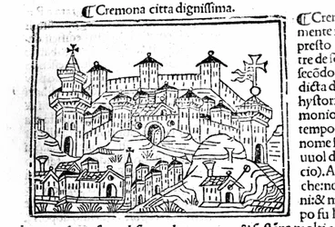 Staden Cremona efter Jacopo Foresti