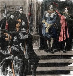 Trettioåriga kriget: Hertigen av Friedland går i pension från armén - Trettioåriga kriget (1618-1648): Albrecht (Albert) von Wallenstein (Waldstein) (1583-1634) drar sig tillbaka från ämbetet i spetsen för armén, 24 januari