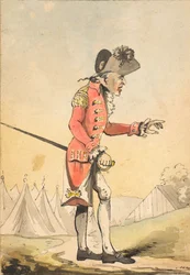 "Det är verkligen sant - männen måste ha skjutit varandra - Jaja, jag kommer att försöka ändra på detta lätta besvär i min nästa manöver?", 1796