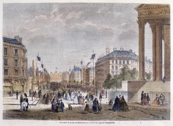 Förvandlingar av Paris under det andra imperiet, Haussmann Paris. Invigning av Boulevard Malesherbes (Haussmann verk)