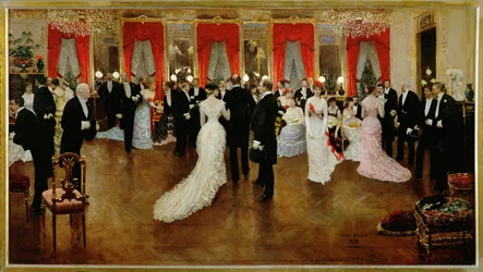 Une soiree (målning på duk)