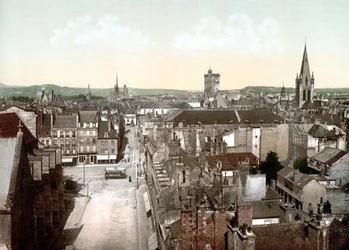 Utsikt över Dijon. Photochrome v. 1890.