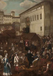 Utsikt över Grand Marche Verziere i Milano
