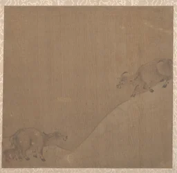 Water Buffaloes (albumblad; bläck på siden)