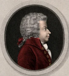 Wolfgang Amadeus Mozart 1756-1791 - gravyr - 1800-talet