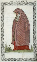 Woman of Baionne (Bayonne?) - i "" Habits et éffigies"" av Jean Sulperius
