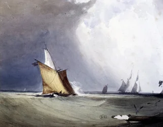 Yachter till havs, sent 1800-tal