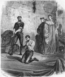 död av Charles de Gontaut, baron, sedan hertig av Biron (1562 till 1602).