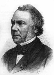 porträtt av Claude - Alphonse Delangle. 1797-1869 fransk magistrat och minister.