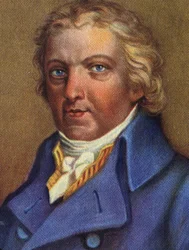 porträtt av Edward Jenner (1749-1823), engelsk läkare, upptäckare av immunitet mot smittkoppor.