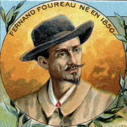 porträtt av Fernand Foureau. Fransk upptäcktsresande (-1850 - 1914).