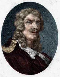 porträtt av Jean de Rotrou. Fransk dramatiker (1609 till 1650).