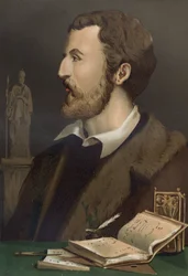 porträtt av Jerome Cardan på italienska Gerolamo Cardano (Cardanus Hieronymus) Medecin, matematiker, filosof och italiensk astrolog (Pavia