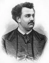 porträtt av Victor Noir (1848-1870), fransk journalist.