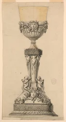 Teckning, Förslag till kalk, 1800-1830