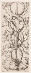 Tryck, Ornament eller grotesker (Groteskt ornament), ca 1653