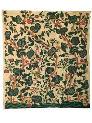 En stor crewelpanel (ull)