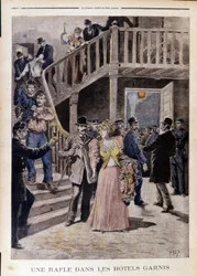 En sammanfattning av hotell - i "" Le Petit Journal"" du 04/08/1895