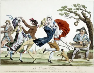 Bal: bydans - a.n.d., sent 1700-tal, Carnavalet.