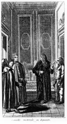 Casanova de Seingalt (1725 - 1798) - i "" Historien om min flykt från fängelserna i Republiken Venedig"", skriven till Dux i Böhmen