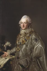 Charles XIII roi de Suede - Porträtt av kung Karl XIII av Sverige (1748-1818), Anonym . Olja på duk. Mått: 117x78 cm. Nationalmuseum Stockholm