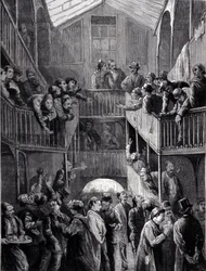 Konstantinopel: börsen i förorten Galata 1878.