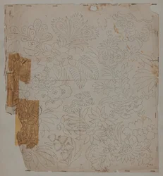 Designritning, sent 1700-tal