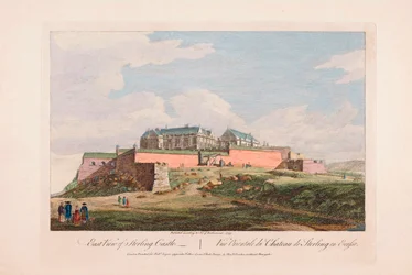 East View av Stirling Castle, Skottland