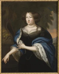 Edwige Sophie de Brandebourg - Porträtt av markgrevinen Hedwig Sophie av Brandenburg