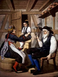 Första gemenskap av schweiziska kalvinister. 1800-talet.