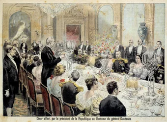 Frankrikes president Felix Faure